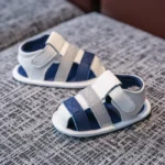 Fashion Newborn Infant Baby Boys Shoes 0-18M PU Leather Toddler Summer Sandals Soft Sole Non-slip Shoes First Walker