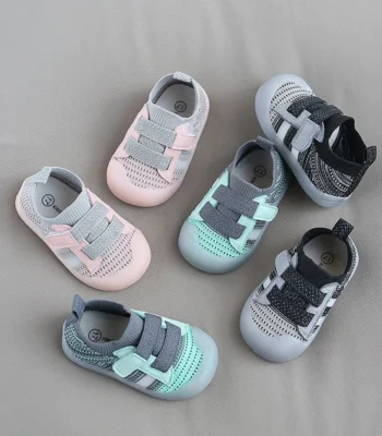 Children's Casual Sports Shoes Mesh Breathable Boy Girls Walking Shoes Soft Soles Anti-skid Baby Walking Shoes Baby Sports Shoes 1