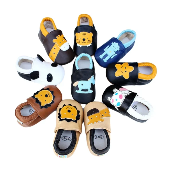 Baby Leather Casual Crib Shoes For First Steps For Toddlers Girl Boys Newborn Infant Educational Walkers kids Children Sneakers
