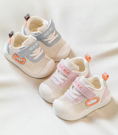 2025 Summer New Baby Shoes Soft soled Baby Girls' Walking Shoe Anti slip Baby boy Casual Shoe Girl Tennis Shoes Breath Boy Shoe 1
