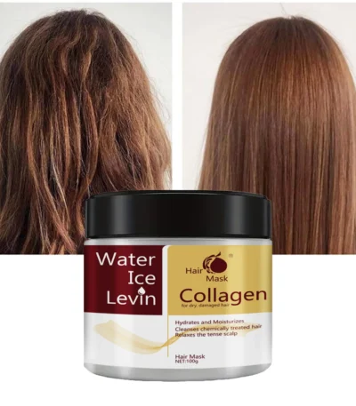 Collagen Keratin Hair Mask Dual Oil Control Moisturizer Conditioner Soft Smooth Frizz Damaged Repair Revitalize Hair Care