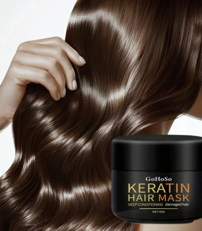ENVISHA Keratin Hair Mask Professional Deep Nourishing Care Repair Damaged Hair Restore Shine Suitable For All Hair Types