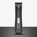 Electric Trimmer for Men’s Groin Hair: Versatile Body Groomer and Waterproof Pubic Hair Trimmer with Replaceable Ceramic Blade