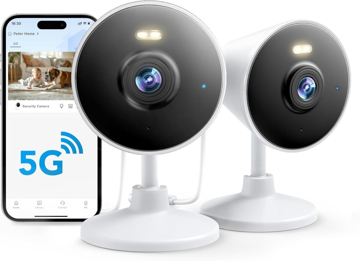 5g 2.4g indooroutdoor security camera for home babyelderdogpet camera with phone app wi fi camera wspotlight color night vision 2 way audio 247 sdcloud storage work walexa 2pack.jpg