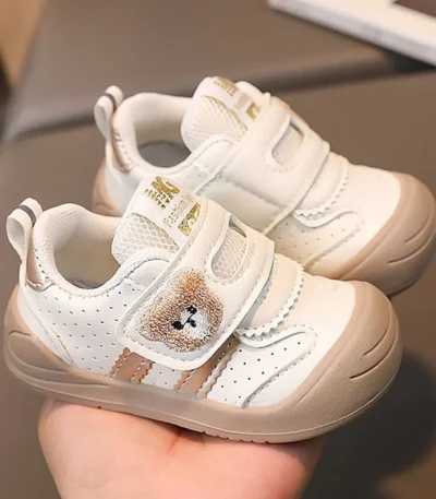 2025 Fashion Toddler Shoes For Baby PU Leather Infant Girl's Sneakers Soft-soled Ergonomics Newborn Boy's Sport Shoes First Step 1