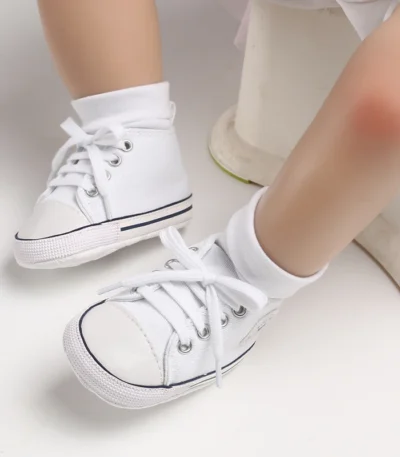 Infant Toddler Anti-slip Baby Shoes Baby Canvas Classic Sneakers Newborn Star Sports Shoes Baby Boys Girls First Walkers Shoes 1