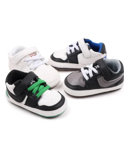 Baby Sneaker High Quality Spring and Autumn Sport Shoes TPR Sole Anti-slip PU Water Proof 2024 New Fashion Boys Sneaker BSK3163 1