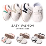 Baby casual Sneaker High Quality PU and TPR Anti-slip Mesh Breathable Toddler Newborn Shoes Spring Autumn 0-6-12 Months BL2353