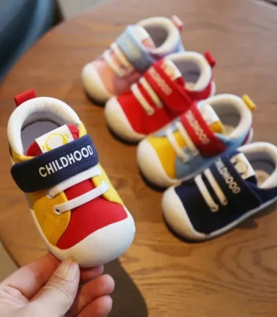 Spring Infant Toddler Shoes Girls Boys Casual Canvas Shoes Soft Bottom Comfortable Non-slip Kid Baby First Walkers Shoes 1