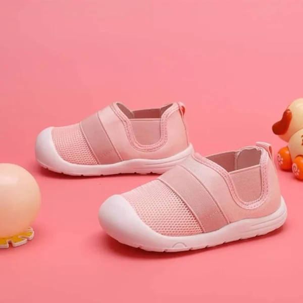 Baby Shoes Baby Walking Shoes Boy&Girl Infant Sneakers Non-Slip First Walking Shoes Breathable Mesh Rainbow Cartoon Shoes 6 9 12