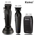 Kemei KM-2296 KM-2299 KM-1102 Hair Clipper Kit Men’s Electric Shaver Hair Trimmer Machine Professional Hair Cutting Machine