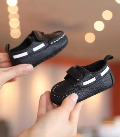 Fashion Baby Shoes Christening Baptismal Pu Leather Moccasins Infant Boys Girls 0-18Months 1