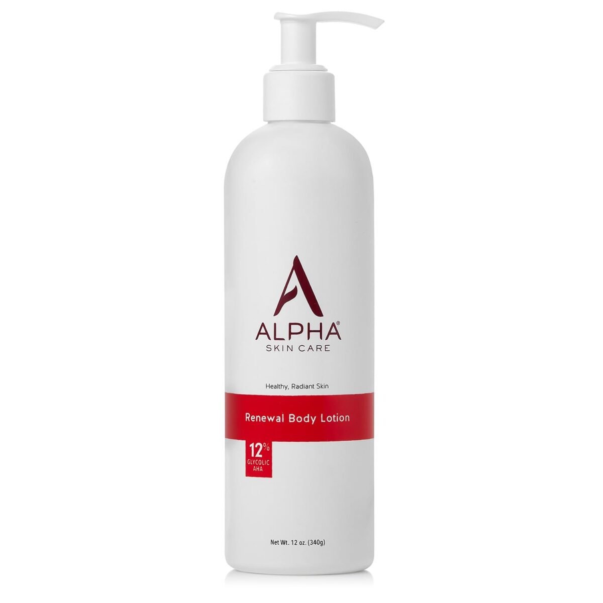 Alpha skin care revitalizing body lotion 12 glycolic aha simple effective daily moisturizer with alpha hydroxy acid hydrates exfoliates for soft smooth skin anti aging 12 oz.jpg