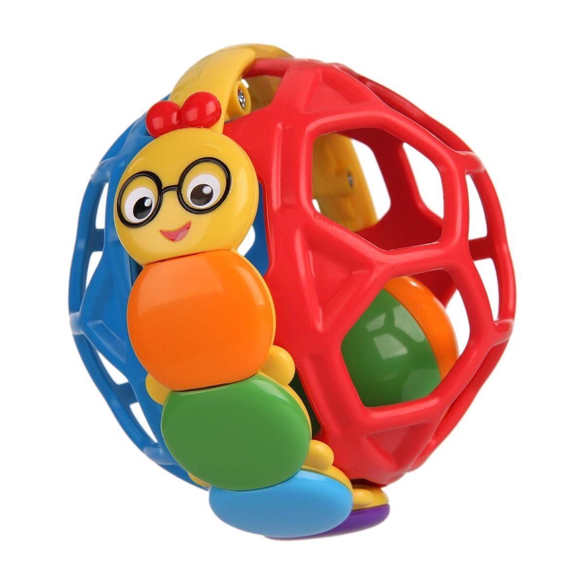 Baby Einstein Cal Bendy Ball Rattle Toy, Ages 3 months + - Image 2