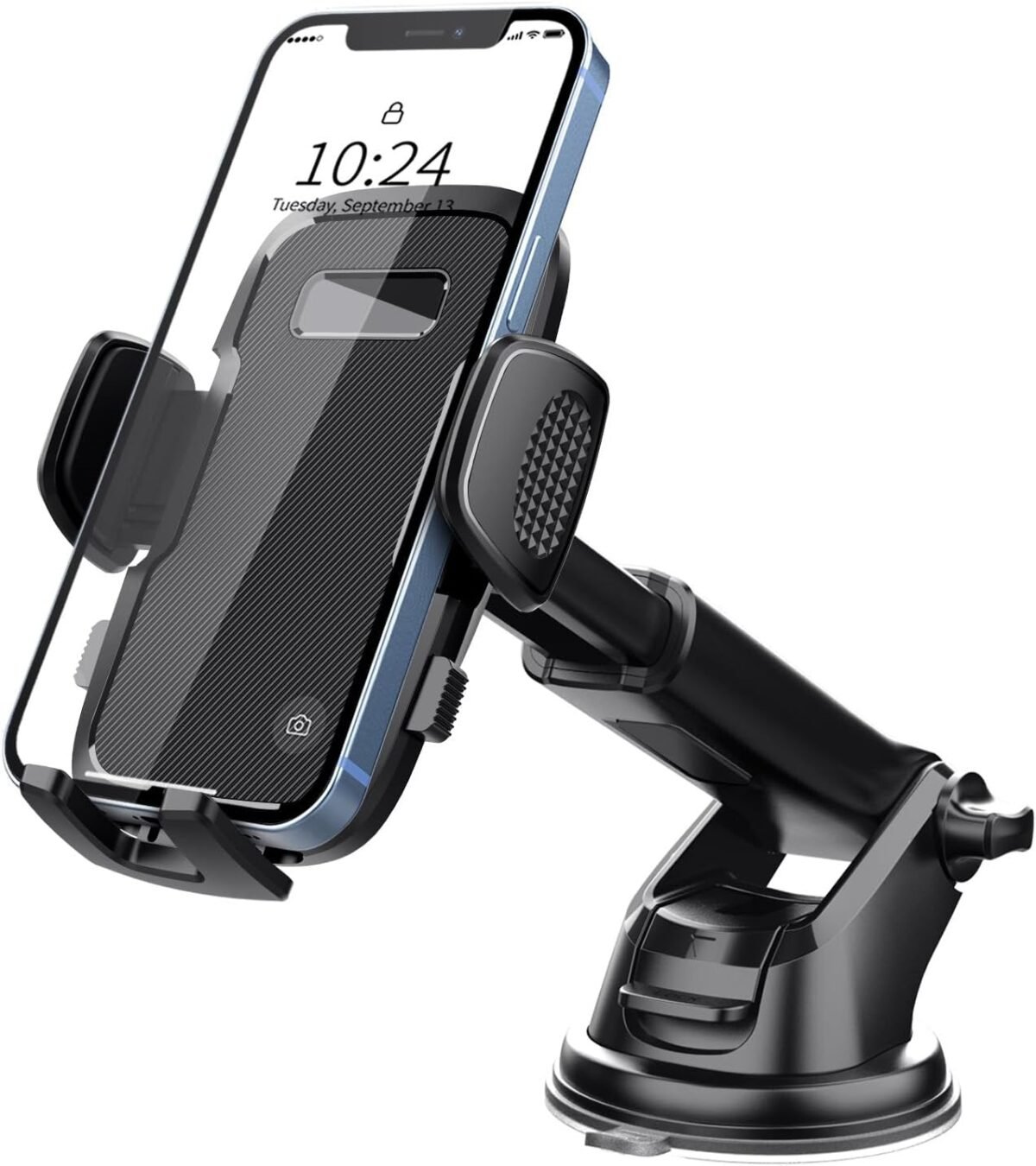 Car Cell Phone Holder for Dashboard, Universal Phone Mount with Suction Cup for Car, Compatible with iPhone/Android - Image 2
