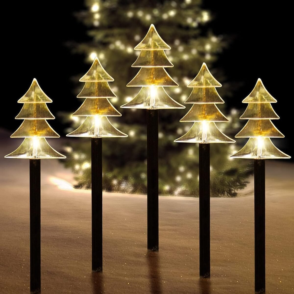 Illuminew outdoor christmas decorations solar christmas pathway lights set of 5 waterproof landscape christmas lights led lights for yard lawn patio walkway decor.jpg