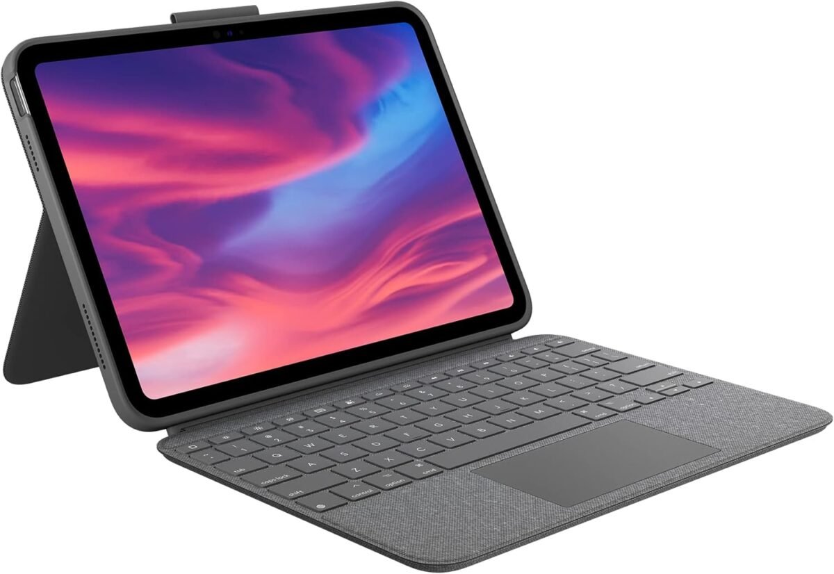 Logitech combo touch ipad 10th gen case detachable keyboard large precision trackpad backlit keyboard smart connector oxford gray.jpg