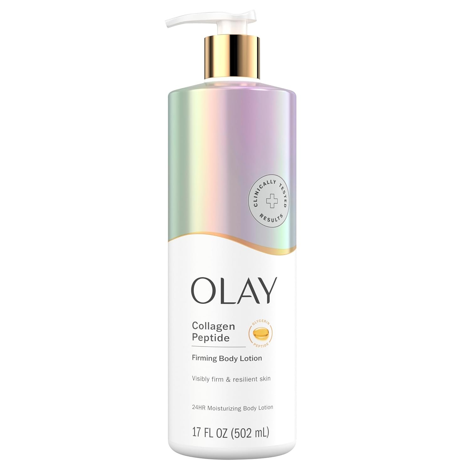 Olay body lotion for women firming with collagen peptides serum visibly firmer skin 24hr moisture hydration fast absorbing formula vitamin b3 complex for all skin types 17 fl oz.jpg