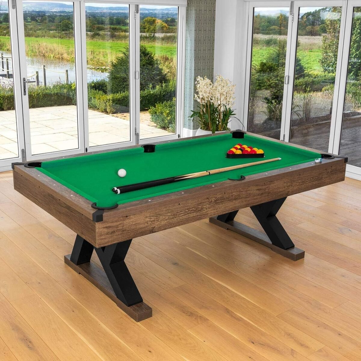PINPOINT Pool Table | Billiard Tables | Full Pool Billiards Table Set with Accessories - Image 2