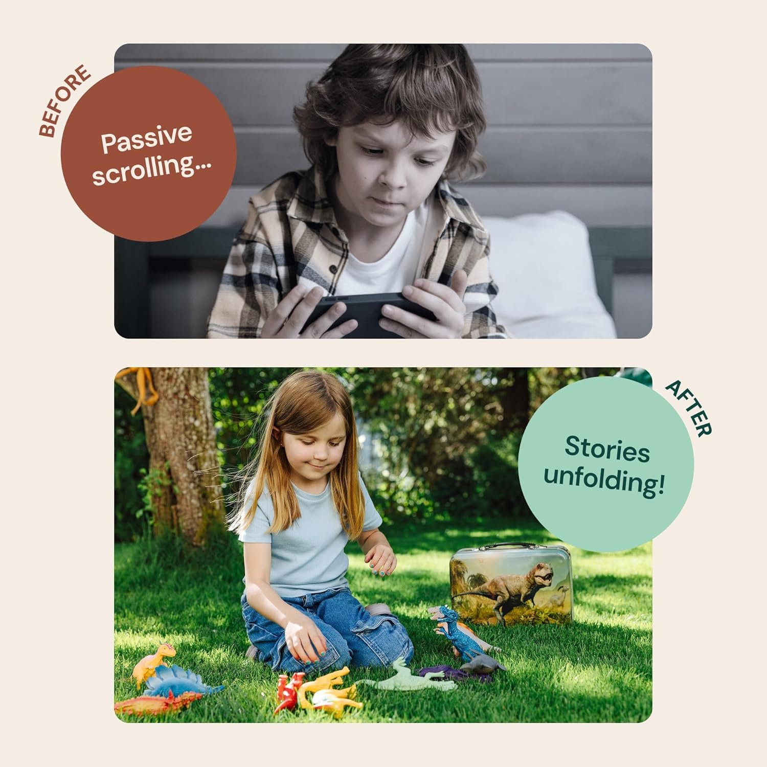 PLAYVIBE Dinosaur Toys - 12 Realistic 7-Inch Models, Multi-Color, Metal Storage Box - Dinosaur Figures & Action Figures for Kids Ages 3-7 - Image 8