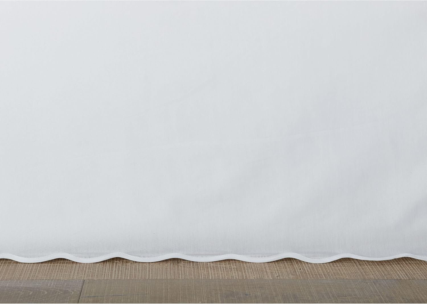 Stone Cottage - Queen Bedskirt, Cotton Tailored Bedskirt with Split Corners, Oeko-Tex Certified (Solid White) - Image 3