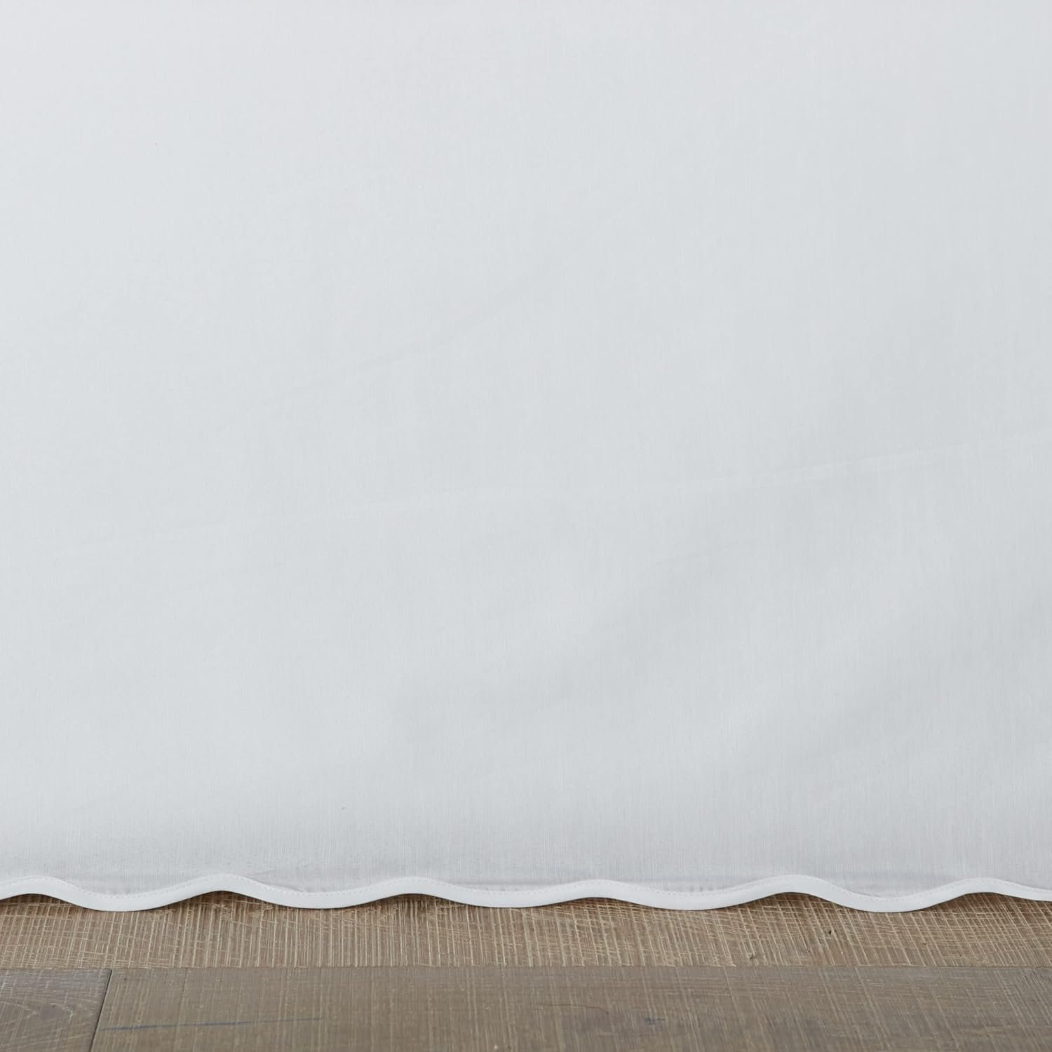 Stone Cottage - Queen Bedskirt, Cotton Tailored Bedskirt with Split Corners, Oeko-Tex Certified (Solid White) - Image 5