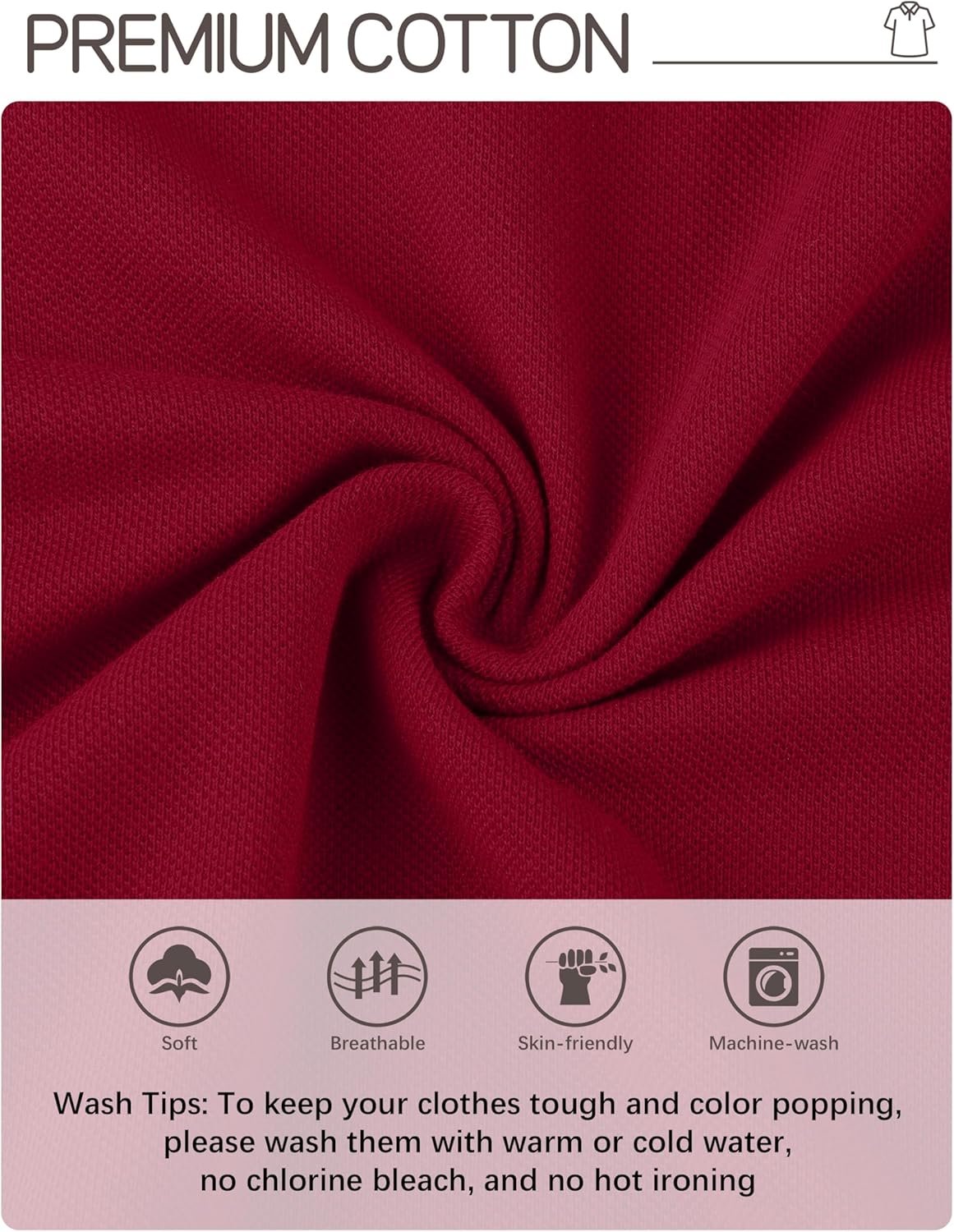 OHD 4 Pack Boys Polo Shirt Cotton School Uniform Polo Shirts for Boys Soft Kids Polo Shirt Multiple Color Short Sleeve Polo - Image 4