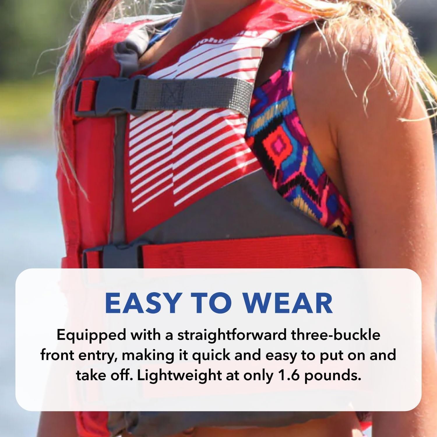 Stohlquist Kids Life Jacket 50-90 lbs - Coast Guard Approved Life Vest - Type III PFD for Boys and Girls - Secure & Adjustable Fit for Swimming, Boating & Water Sports - Image 5