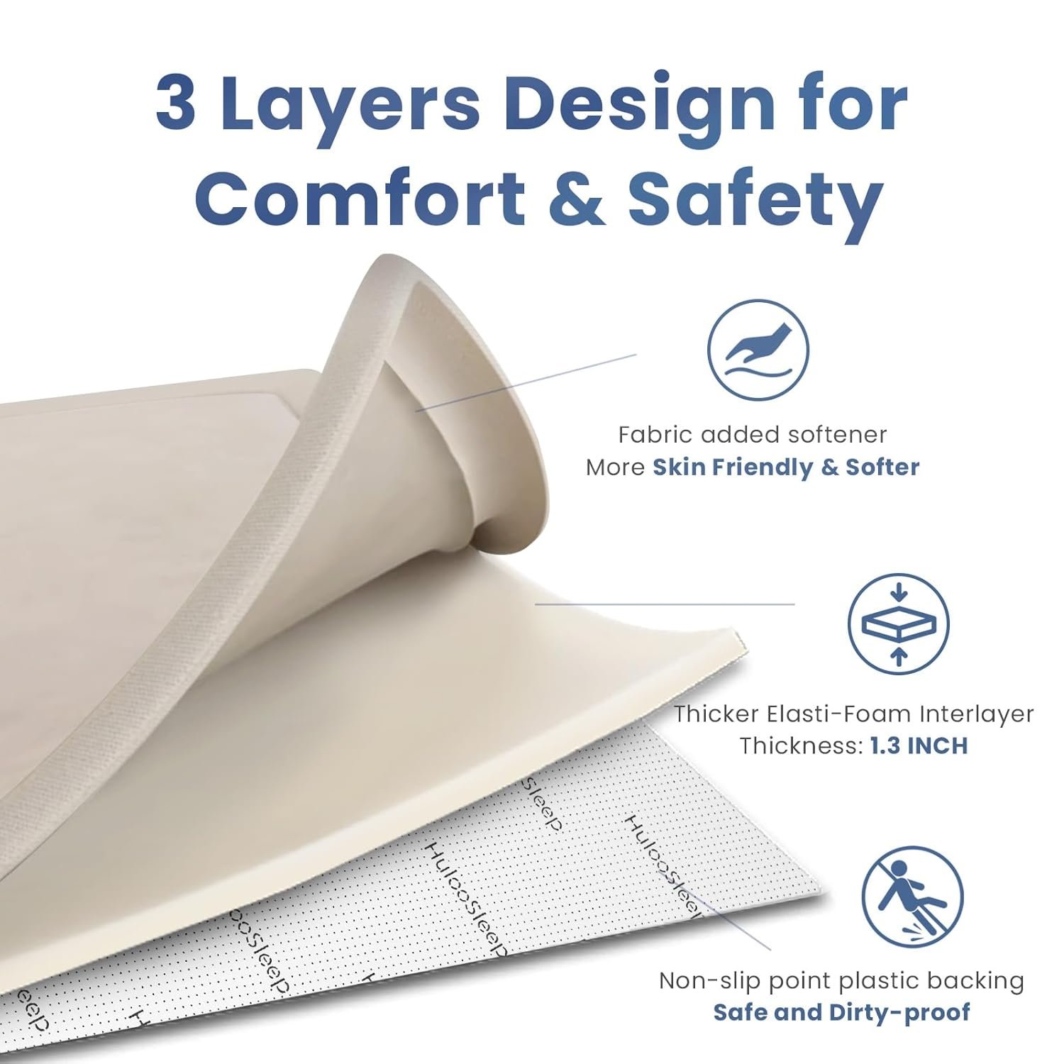 Baby Play Mat for Floor,1.3" Thick Memory foam Tummy Time Mat,Soft Coral Velvet Nursery Rug for Toddlers,Infants,kids,Extra Large Non Slip for Crawling,Yoga,Tatami Style for Living Room(Beige) - Image 9