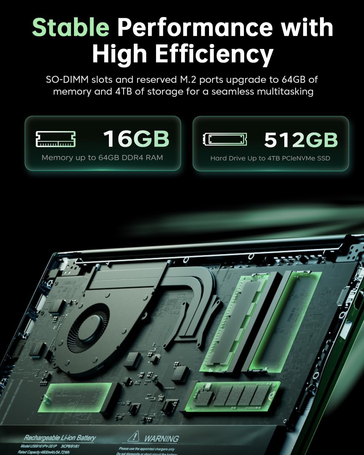 2025 Laptop Computers with AMD Ryzen7, 8-core Processor (Up to 4.3GHZ) with AMD Radeon Graphics,16GB DDR4 RAM 512GB SSD,WiFi 6, Windows 11,15.6 inch IPS Display,4800mAh Battery,Type-C,Micro SD - Image 5