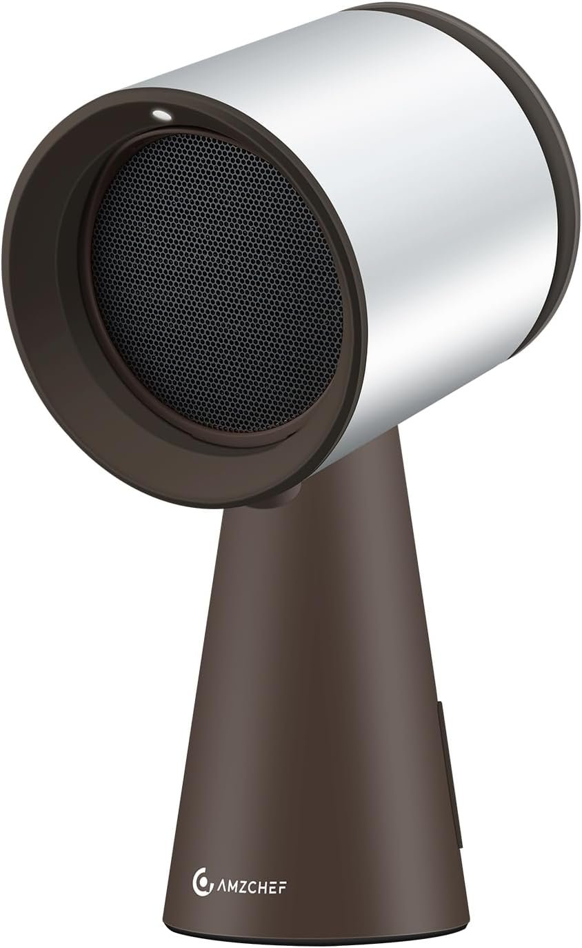 AMZCHEF Portable Range Hood, Desktop Range Hood with 3 Speed Exhaust Fan,Low Noise Large Oil Collection Cup,Detachable Aluminum Filter, Portable Kitchen Exhaust Fan for Indoor BBQ, Hot Pot - Image 2