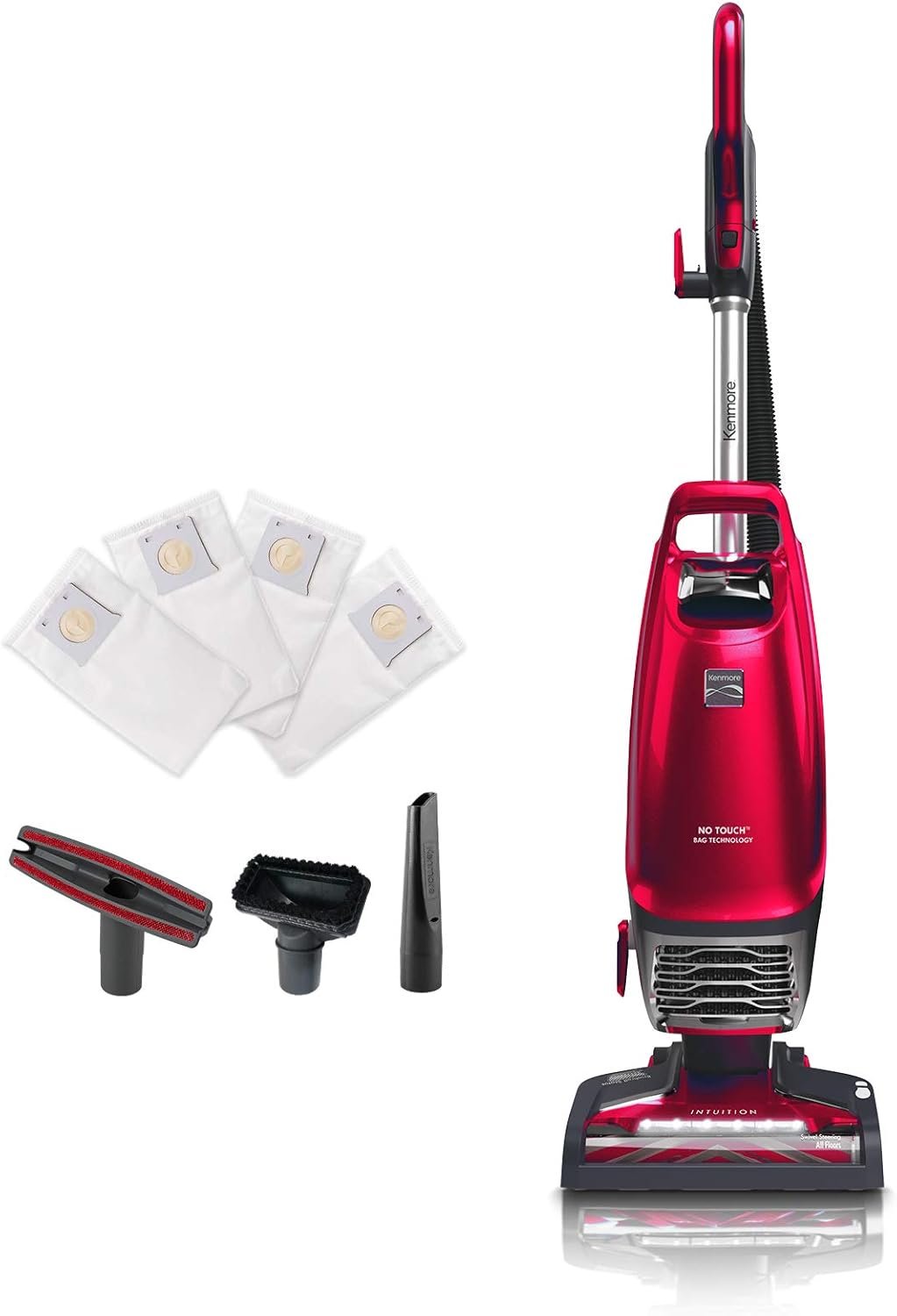 Kenmore Intuition BU4020 Bagged Upright Vacuum Pet Friendly Lift-Up Carpet Vacuum Cleaner 2-Motor Power Suction with HEPA Filter, Pet Handi-Mate, 3-in-1 Combination Tool for Carpet, Floor, Pet Hair - Image 2