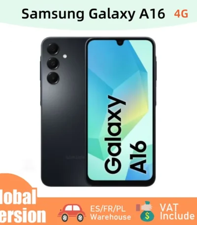 Global Version Samsung Galaxy A16 4g 128Gb Mtk 6.7 " 90Hz Super Amoled Display 50Mp Camera 5000 Mah Battery 25W Super Fast Charging Nfc Android Smartphone Black Gray Green 1