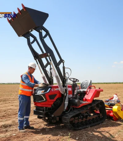 2025 Brand New 35hp All Terrain Crawler Tractor Anti-Skid Crawler Tractor for Muddy Hill Land 1