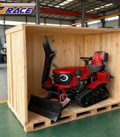 2025 Agricultural Crawler Tractor 35 Hp Ride-On Rotary Tiller 25HP 30HP 50HP Track Crawler Tractor with Low Price for Sale 1
