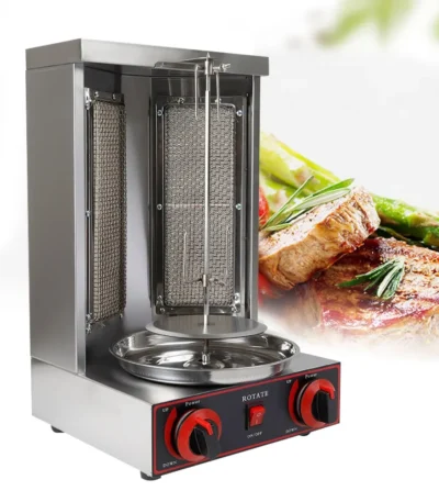 220V 3000W Vertical Shawarma Broiler Machine Cooking Appliances Commercial Household LPG Gas Doner Kebab Gyro Grill Machine 1
