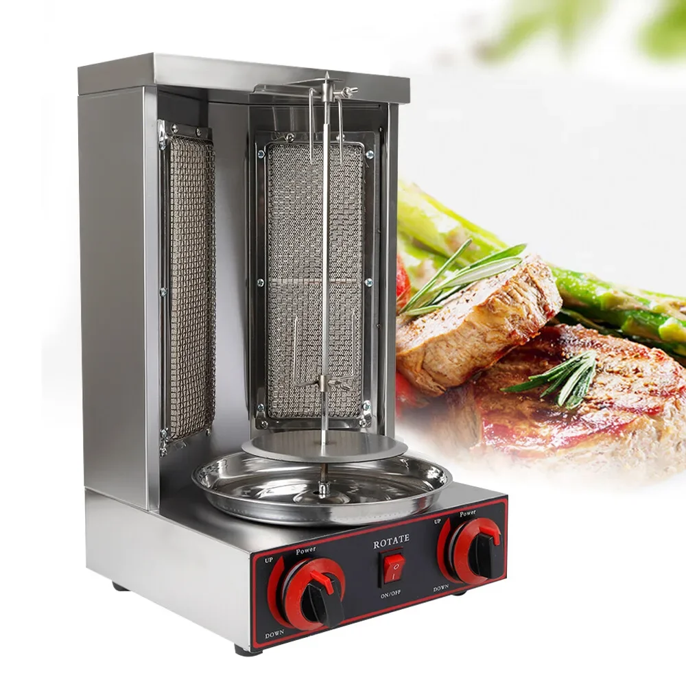 220V 3000W Vertical Shawarma Broiler Machine Cooking Appliances Commercial Household LPG Gas Doner Kebab Gyro Grill Machine 220V 3000W Vertical Shawarma Broiler Machine Cooking Appliances Commercial Household LPG Gas Doner Kebab Gyro Grill Machine