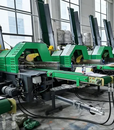 Ce Approved Automatic 50T Electric Power 220V Hydraulic Wood Log Splitter Woodworking Machine Firewood Splitter Processor 1