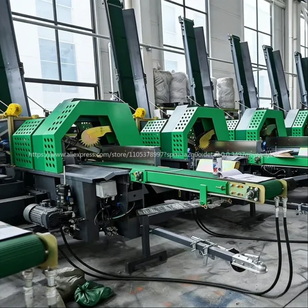 Ce Approved Automatic 50T Electric Power 220V Hydraulic Wood Log Splitter Woodworking Machine Firewood Splitter Processor 1
