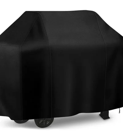 BBQ Cover Outdoor Dust Waterproof Weber Heavy Duty Grill Cover Rain Protective Outdoor Barbecue Cover Round 1