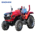EACHAN High Efficiency 80 HP New Wheel Tractor Rice Field Farm Diesel Tractors Four Wheel Drive Rotary Power Tractor Customized