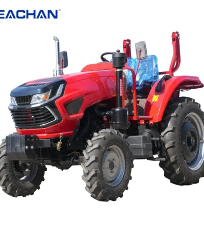 EACHAN High Efficiency 80 HP New Wheel Tractor Rice Field Farm Diesel Tractors Four Wheel Drive Rotary Power Tractor Customized 1