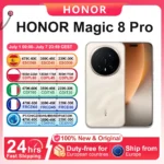 Global Version HONOR Magic 8 Pro 5G Samrtphone 12+512GB Snapdragon 8 Elite Gen 5 6.71”120Hz OLED Screen 200MP AI Cameras 100W SuperCharge Mobile Phone 2026 New
