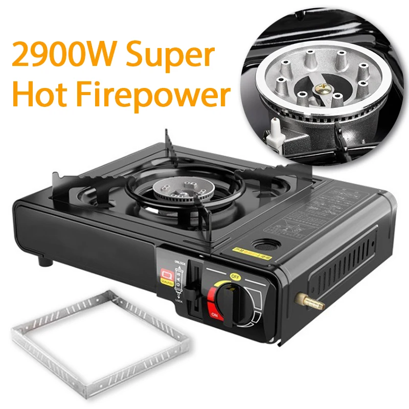 Dual Fuel Stove with Butane Propane Compatibility Portable Camping Stove for Outdoor Cooking Adjustable Burner Dual Fuel Stove with Butane Propane Compatibility Portable Camping Stove for Outdoor Cooking Adjustable Burner