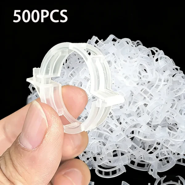 Reusable Plastic Garden Plant Clips Vine Protection Grafting Fixing Tools for Vegetable Tomato Plant Support 100/500PCS
