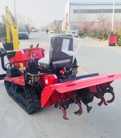 Customized 35HP Diesel Tractor Paddy Puddling Dry Land Plowing High Efficiency 1