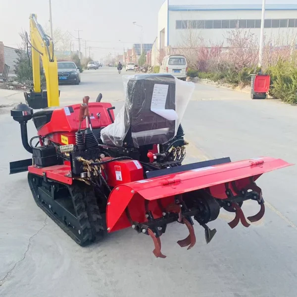 Customized 35HP Diesel Tractor Paddy Puddling Dry Land Plowing High Efficiency 1