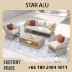 7-Piece Rattan Outdoor Sofa Set Waterproof Patio Furniture Lazy Design