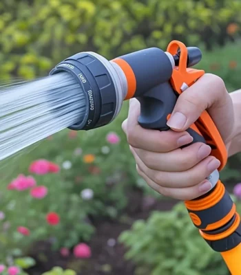 Watering Gun Garden 8 Modes High Pressure Sprayer Adjustable Irrigation Watering Nozzle for Plant Lawn Yard Watering Sprinkler 1