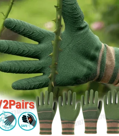 1/2pairs Gardening Gloves Thorn Proof Rose Pruning Garden Glove Protection Glove Rose Gloves for Cactus Rose and Blackberry 1